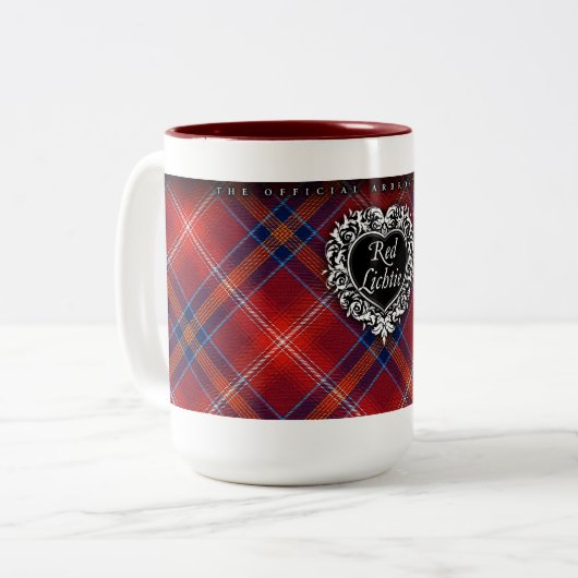 FÜR IHRE rote Tasse - rotes Lichtie - (Vorderseite Links)