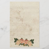 Für ihre rustikale Blüte Briefpapier (Rückseite)