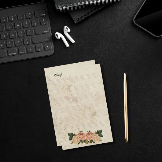 Für ihre rustikale Blüte Briefpapier