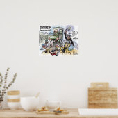 Für Ihre Sicherheitspresse Poster (Küche)