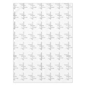 Für Ihre Sünden für meine Sünden Tischdecke (Vorderseite)