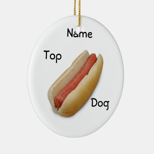 FÜR IHRE "TOP DOG"-ORNATION KERAMIK ORNAMENT (Rechts)