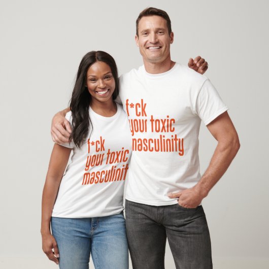 FÜR IHRE TOXISCHE MASCHINE - WEISS & ORANGE T-Shirt (Unisex)