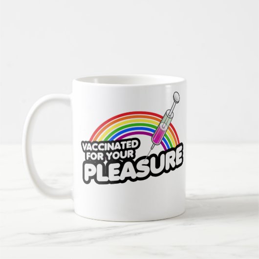 FÜR IHRE ZUFRIEDENHEIT GESPEICHERT KAFFEETASSE (Links)