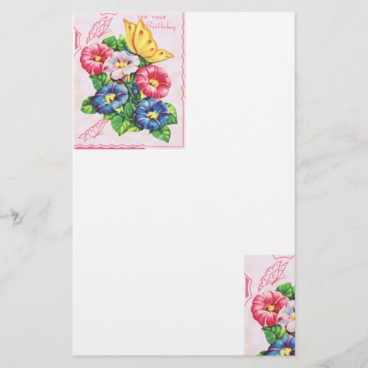 Für Ihren Geburtstag Briefpapier (Vorderseite)