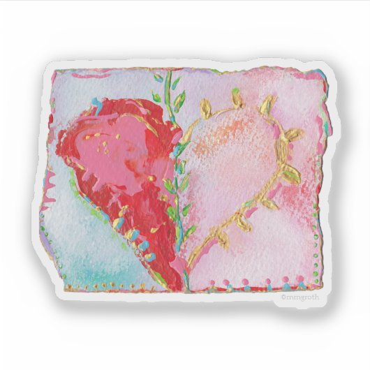 Für ihren Heftpfropfen Aufkleber (Vorderseite)