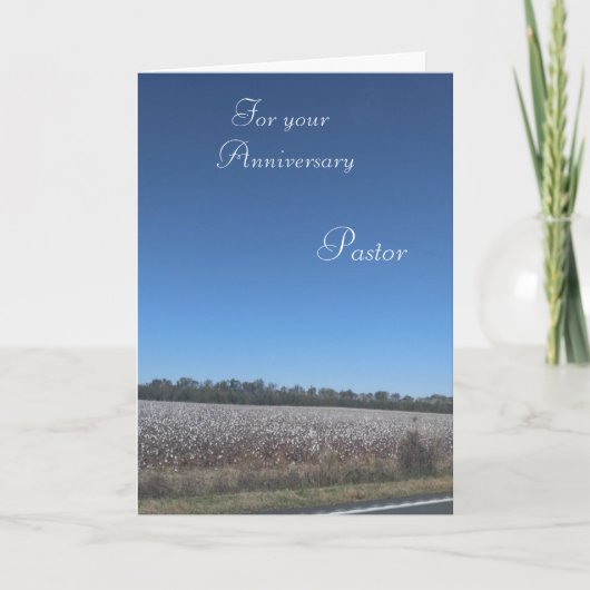 Für Ihren JubiläumsPastor Karte (Vorderseite)