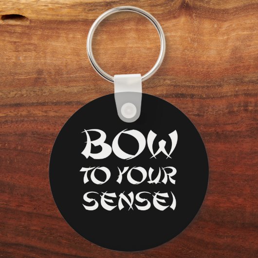 FÜR IHREN SENSEI 2 SCHLÜSSELANHÄNGER (Vorderseite)