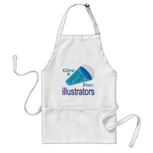 Für Illustratoren ausrufen Schürze