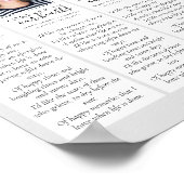 Für immer | 2x7" DIY-Beerdigungsvorlage für Leseze Poster (Ecke)