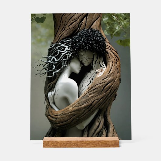 "Für immer!" Acrylschild (Vorderseite)