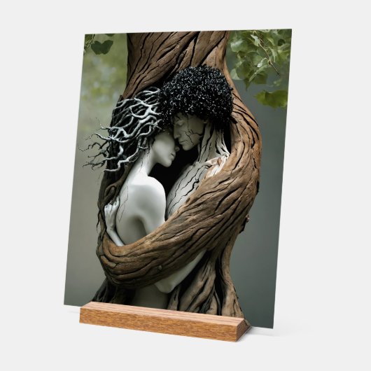 "Für immer!" Acrylschild (Winkel)