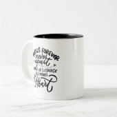 Für immer aktualisierte Zwei-Tone-Tasse Zweifarbige Tasse (Vorderseite Links)