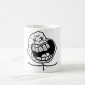 für immer alleingesicht kaffeetasse (Mittel)