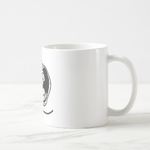 für immer alleingesicht kaffeetasse