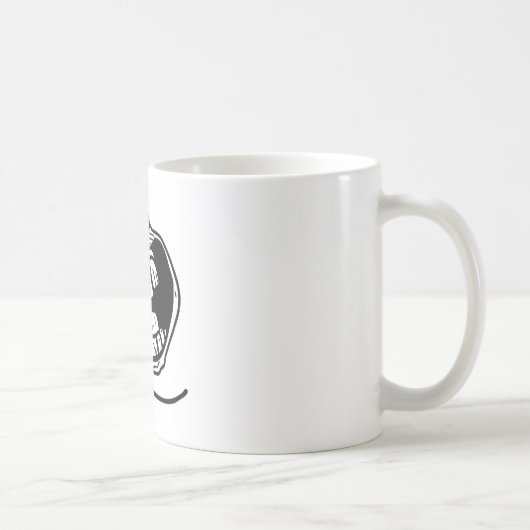 für immer alleingesicht kaffeetasse (Rechts)