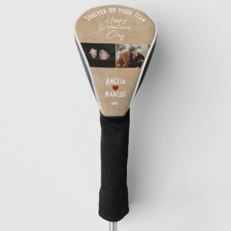 Für immer an Ihrem Team Valentinstag 2 Fotos Golf Headcover
