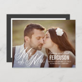 Für immer Ankündigung von Hochzeiten - Weiß (Vorne/Hinten)