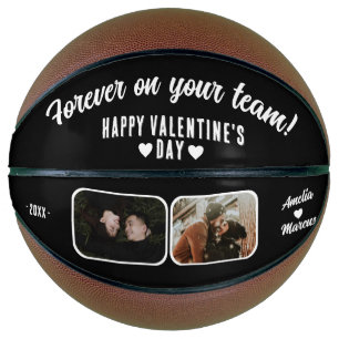 Für immer auf Ihrem Team Happy Valentine 2 Foto Basketball