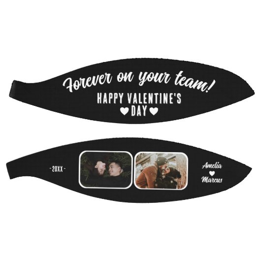 Für immer auf Ihrem Team Happy Valentine 2 Foto Basketball (Panele)