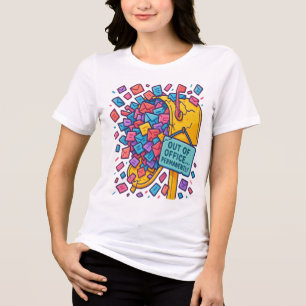 Für immer außer Betrieb: Mailbox-Meltdown Tri-Blend Shirt