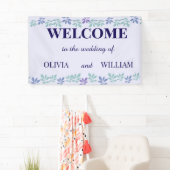 Für immer beginnt hier: Eine Hochzeit Banner (Insitu)