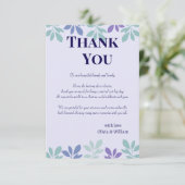 Für immer beginnt hier: Eine Hochzeit Dankeskarte (Stehend Vorderseite)