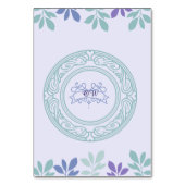 Für immer beginnt hier: Eine Hochzeit Tischnummer (Rückseite)