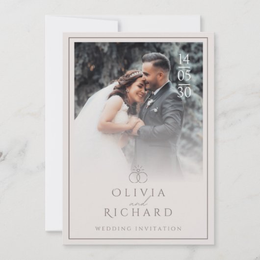 Für immer beginnt hier einladung (Vorderseite)