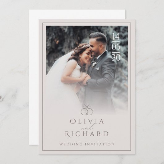 Für immer beginnt hier einladung (Vorne/Hinten)