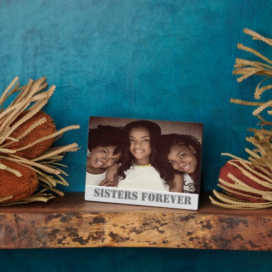 Für immer benutzerdefiniertes Foto Fotoplatte (Seite)