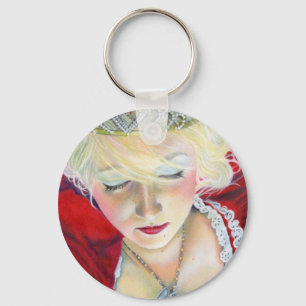 Für immer Bergwerk-Prinzessin Heart Locket Schlüsselanhänger