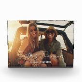 Für immer, BESTE FREUNDIN Foto, modern, Niedlich Fotoblock (Vorderseite)