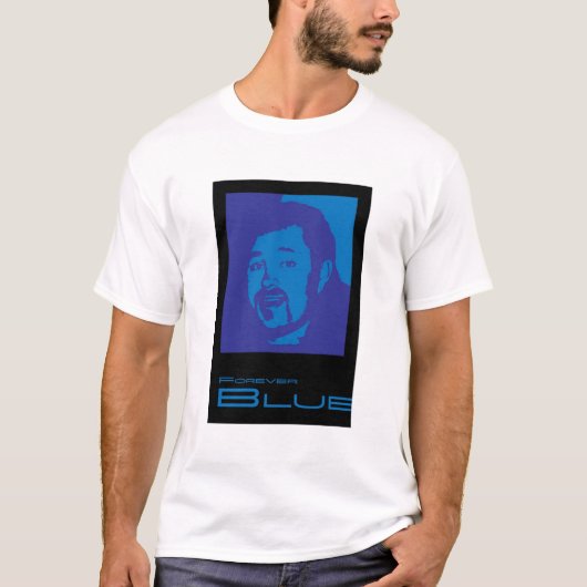 Für immer blauer T - Shirt (Vorderseite)