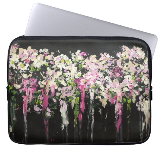 Für immer Blumenlaptop-Hülse Laptopschutzhülle (Vorderseite)