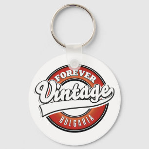 Für immer Bulgarien Vintages Logo Schlüsselanhänger