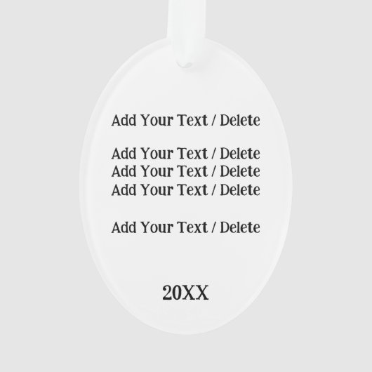 Für immer Cool Ornament (Rückseite)