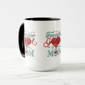 Für immer dankbar an Sie, Mama - 15 oz Combo Tasse (Vorderseite Links)
