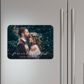 Für immer dankbar | Danke, Wedding Foto Magnet