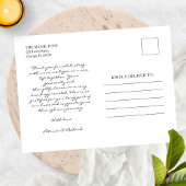 Für immer dankbar einfache Hochzeit Vielen Dank Fo Postkarte