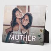 Für immer dankbar für die Mama Geschenk Foto Keepa Fotoplatte (Seite)