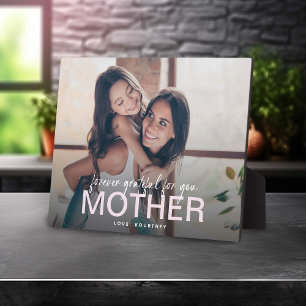 Für immer dankbar für die Mama Geschenk Foto Keepa Fotoplatte