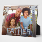 Für immer dankbar für euch Vater Foto behalten Fotoplatte (Seite)