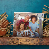 Für immer dankbar für euch Vater Foto behalten Fotoplatte (Seite)