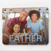 Für immer dankbar für euch Vater Foto behalten Mousepad (Vorne)