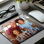 Für immer dankbar für euch Vater Foto behalten Mousepad