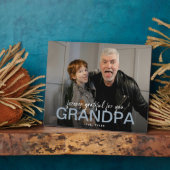 Für immer dankbar für Sie Opa Foto Keepake Fotoplatte (Seite)