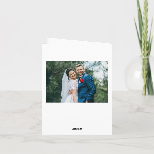 Für immer dankbar Hand Lettisch Vertikal Danke (Rückseite)