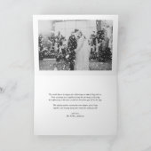 Für immer dankbar handgeschriebene Hochzeit Danke (Innenseite)