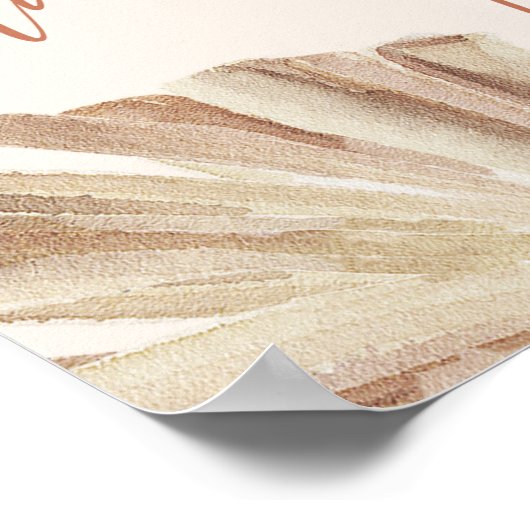 Für immer dankbar und überaus dankbar Alway segne Poster (Ecke)